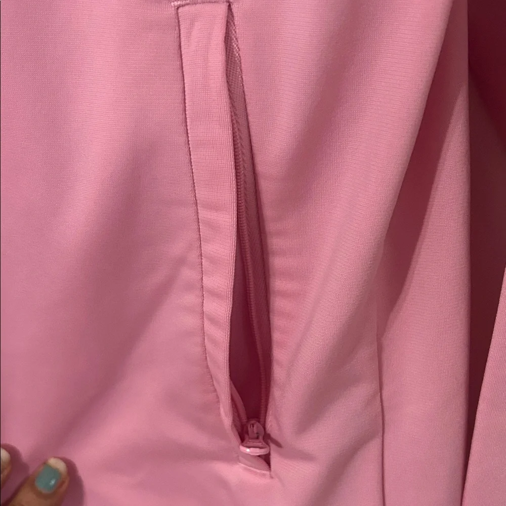 Adidas Women Pink Zip-Up Jacket - Picture 7 of 8